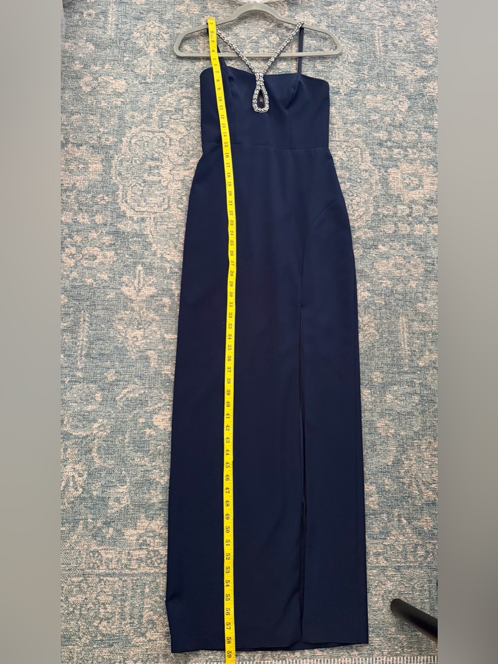 Aqua gown worn once! - Picture 14 of 15